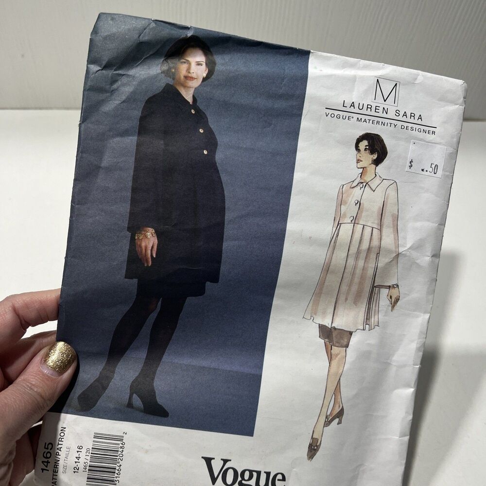 Lauren Sara ︱Maternity Pattern︱Vogue︱1465︱12-14-16︱UNCUT